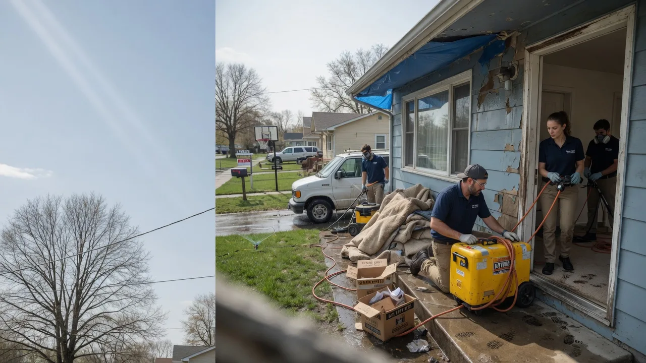 Basement Flood Cleanup in Adams, MN near me